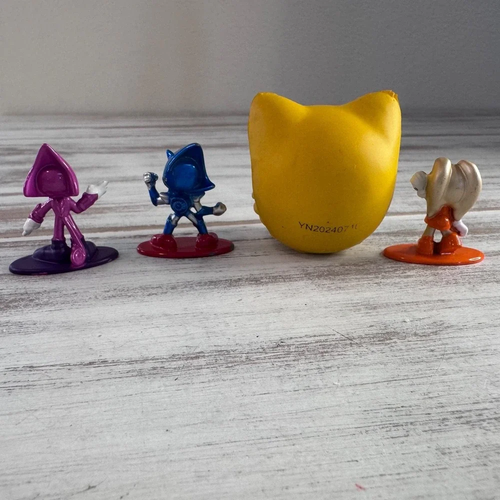 Sega Sonic the Hedgehog Lot Metal Diecast Figures & SquishMe‎ Jada Toys
